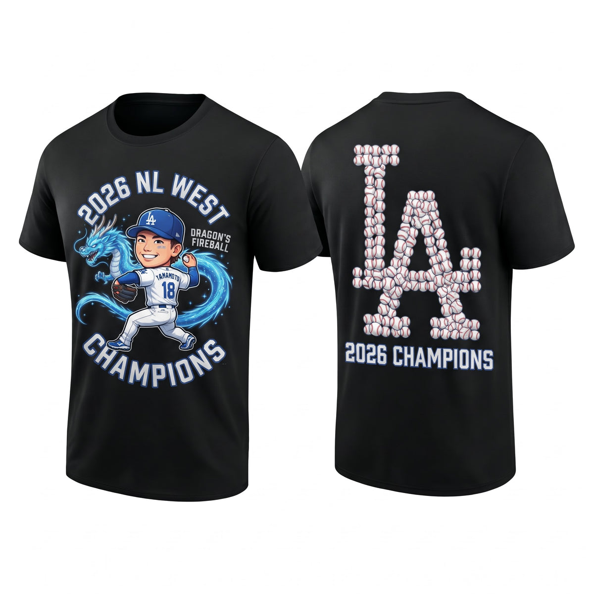 SEA 2026 NL West Champs Two Sides T-Shirt - Printed V4