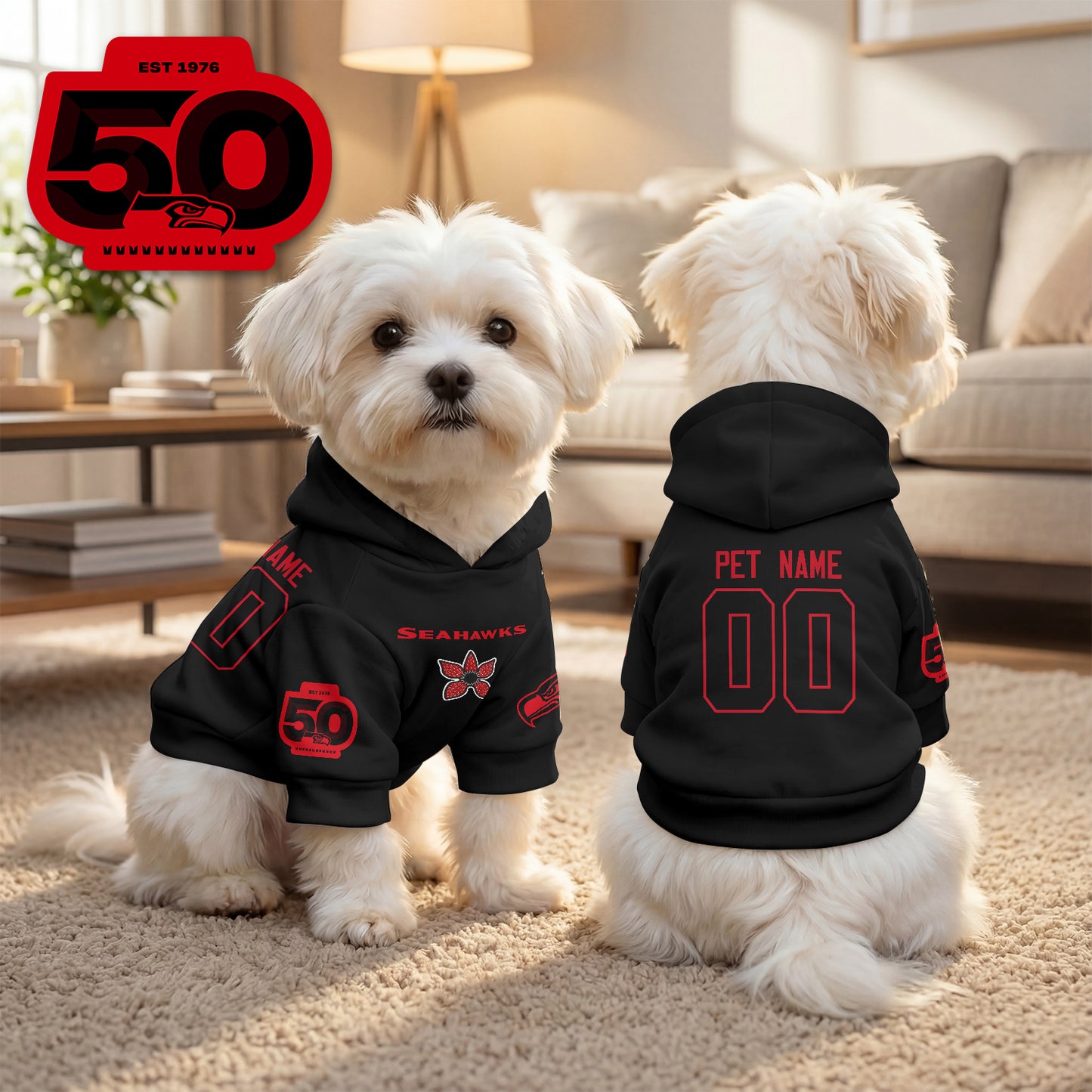 SEA Stranger Things Pet Hoodie