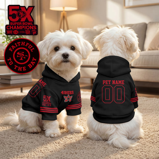 SF Stranger Things Pet Hoodie