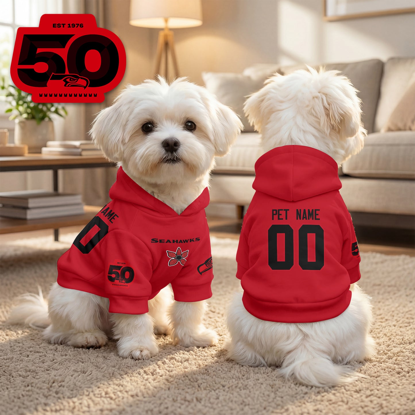 SEA Stranger Things Pet Hoodie