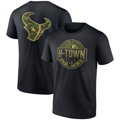 HOU x Salute To Service 2026 Edition Two Sides T-Shirt - Printed V4