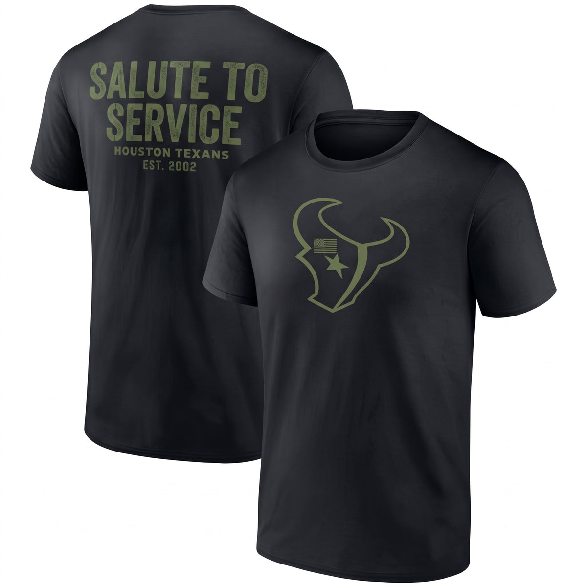 HOU x Salute To Service 2026 Edition Two Sides T-Shirt - Printed V3