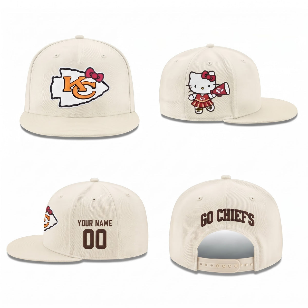 KC x Meow KT Personalized Snapback Cap - Printed