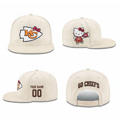 KC x Meow KT Personalized Snapback Cap - Printed