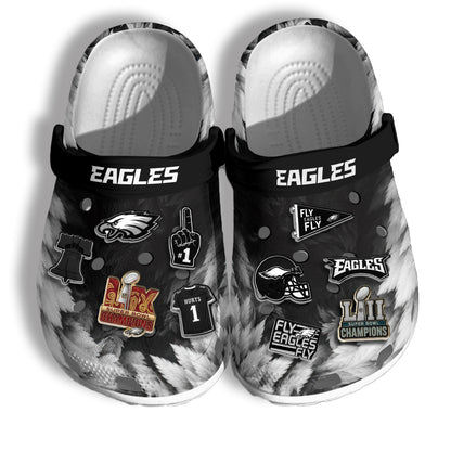 Philly Fangear Feather Clogs - Charms Gift Set