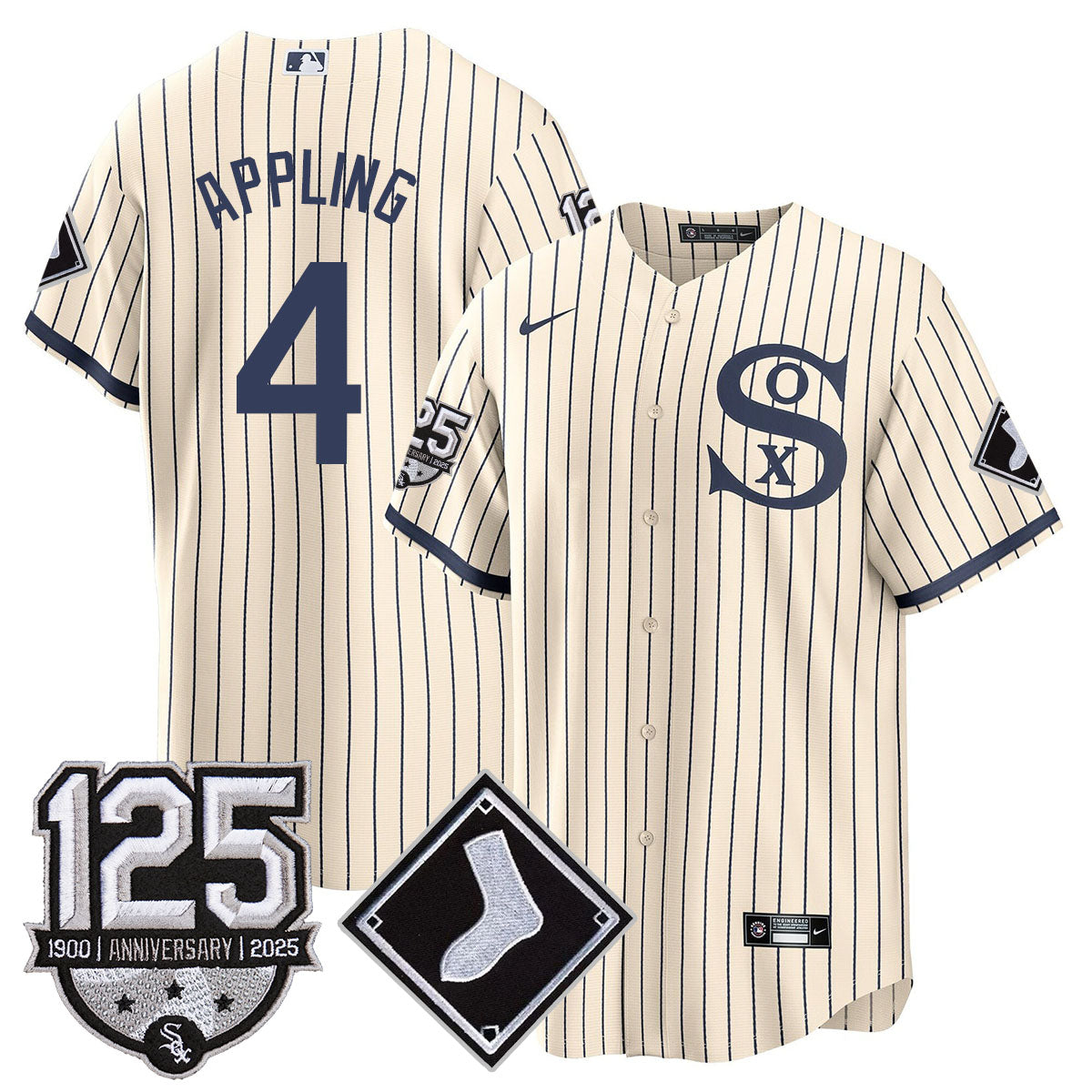 Chicago White Sox 125th Anniversary Jersey - All Stitched