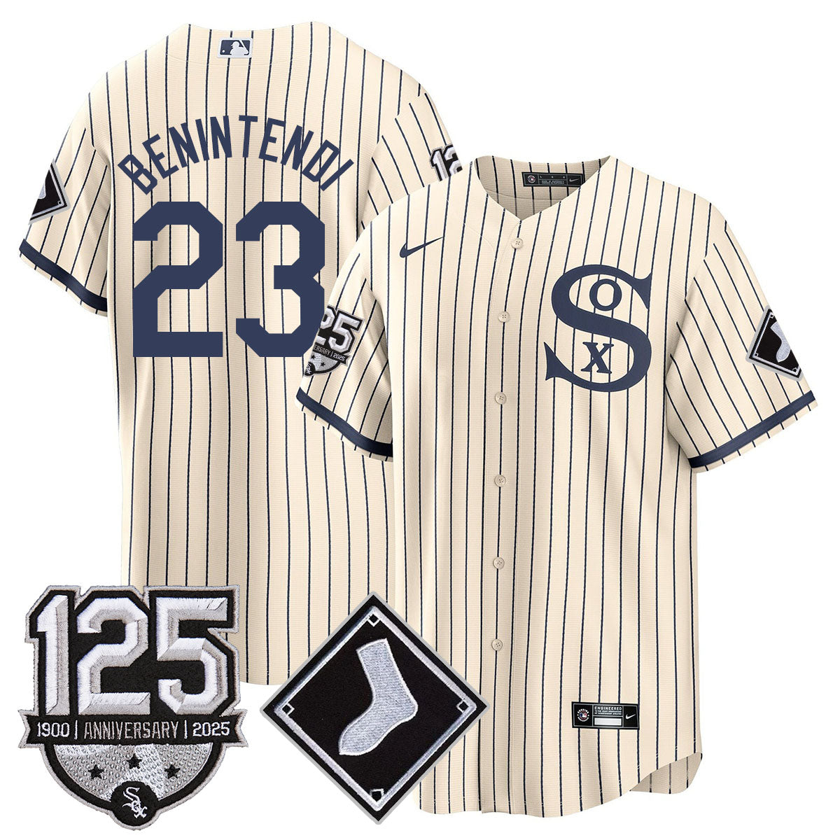 Chicago White Sox 125th Anniversary Jersey - All Stitched