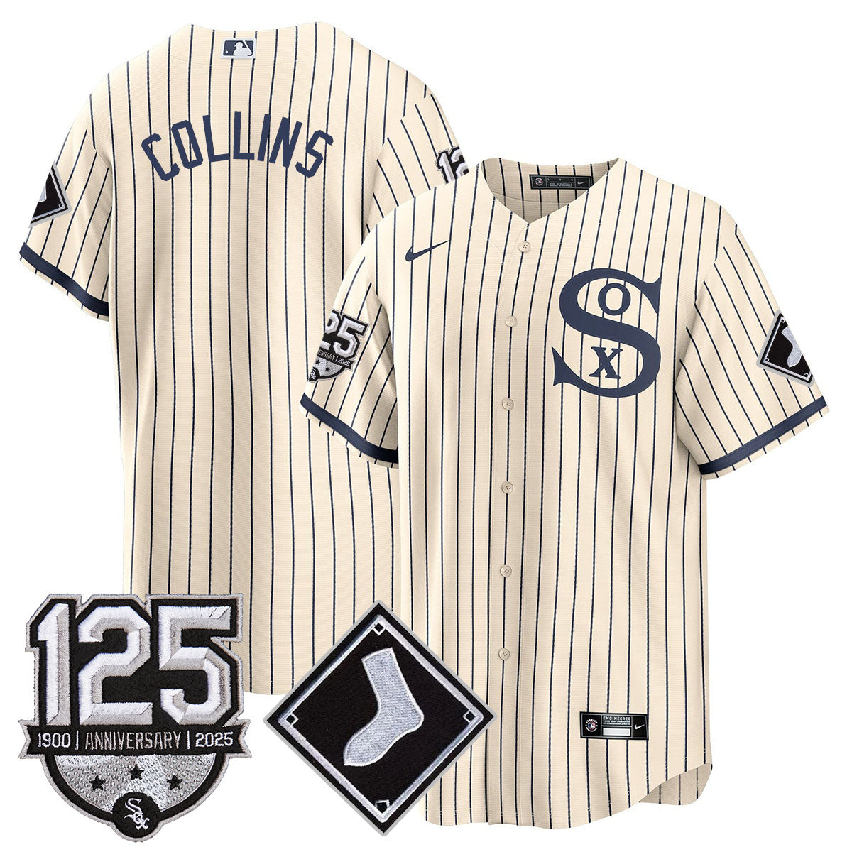 Chicago White Sox 125th Anniversary Jersey - All Stitched