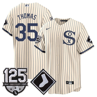 Chicago White Sox 125th Anniversary Jersey - All Stitched