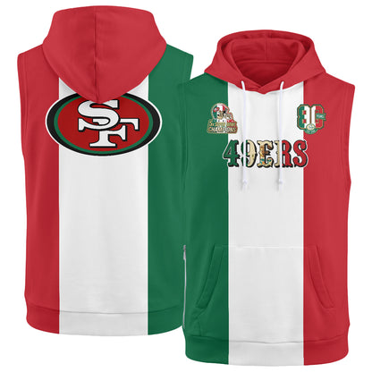 SF Mexico Edition Sleeveless Hoodie Tank Top - Printed
