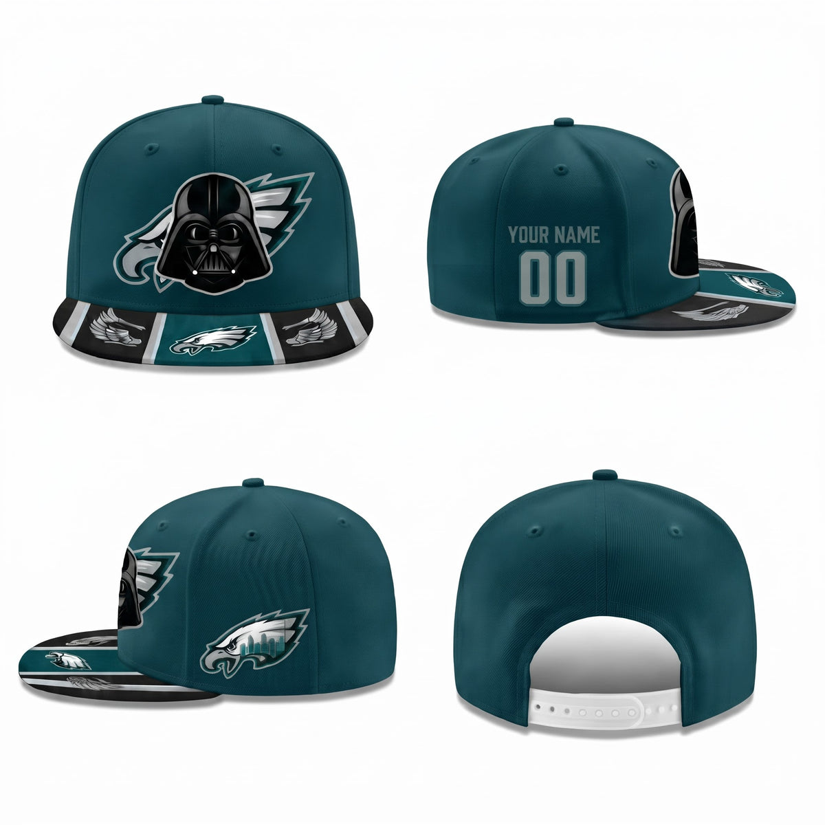 PHI x Dark Lord Personalized Snapback Cap - Printed