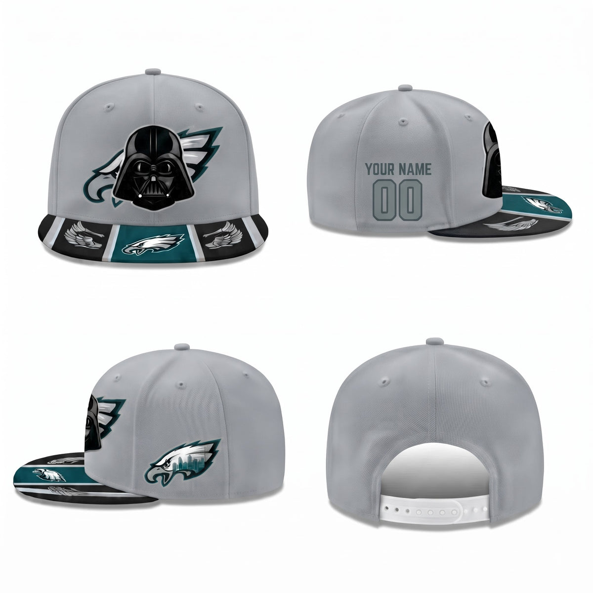 PHI x Dark Lord Personalized Snapback Cap - Printed