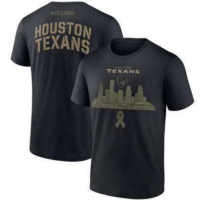HOU x Salute To Service 2026 Edition Two Sides T-Shirt - Printed V2