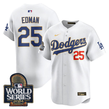 Los Angeles Dodgers World Series 2024 Jersey - All Stitched