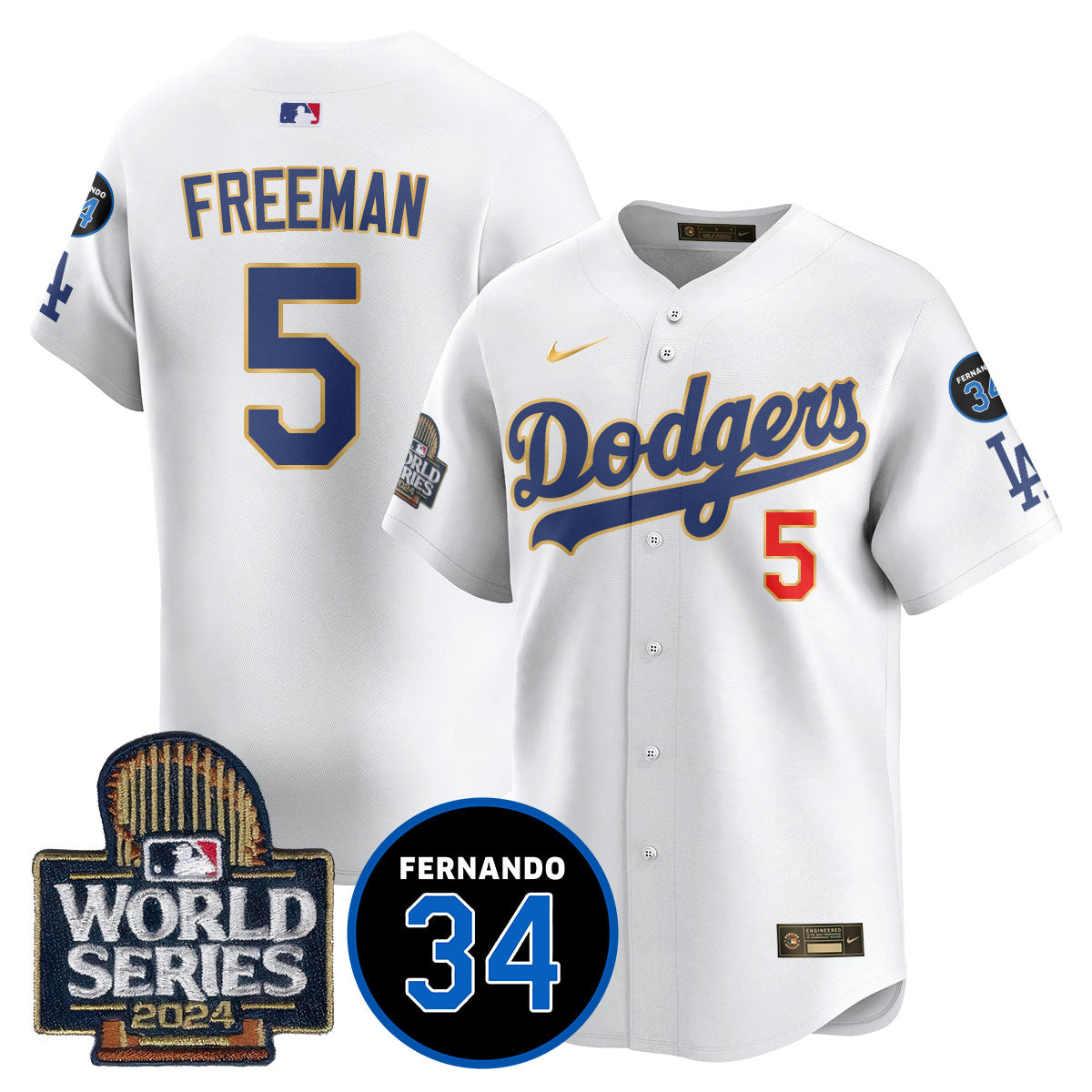 Dodgers Fernando Valenzuela Memorial Jersey - All Stitched