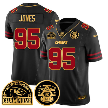 Chiefs 2024 AFC West Champs Jersey - All Stitched