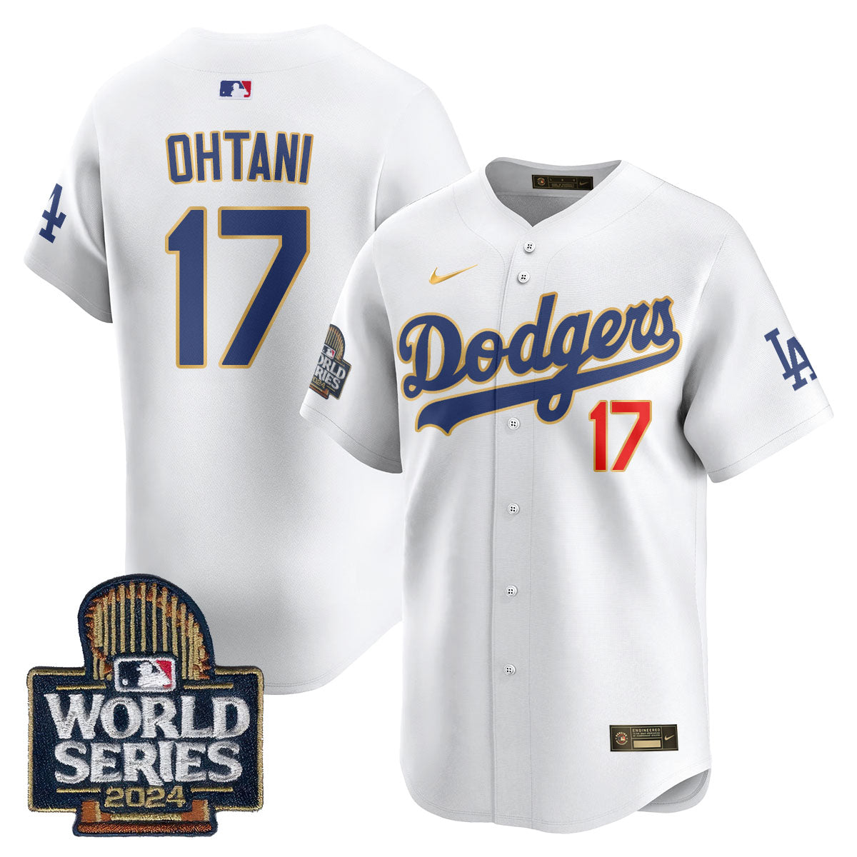 Los Angeles Dodgers World Series 2024 Jersey - All Stitched