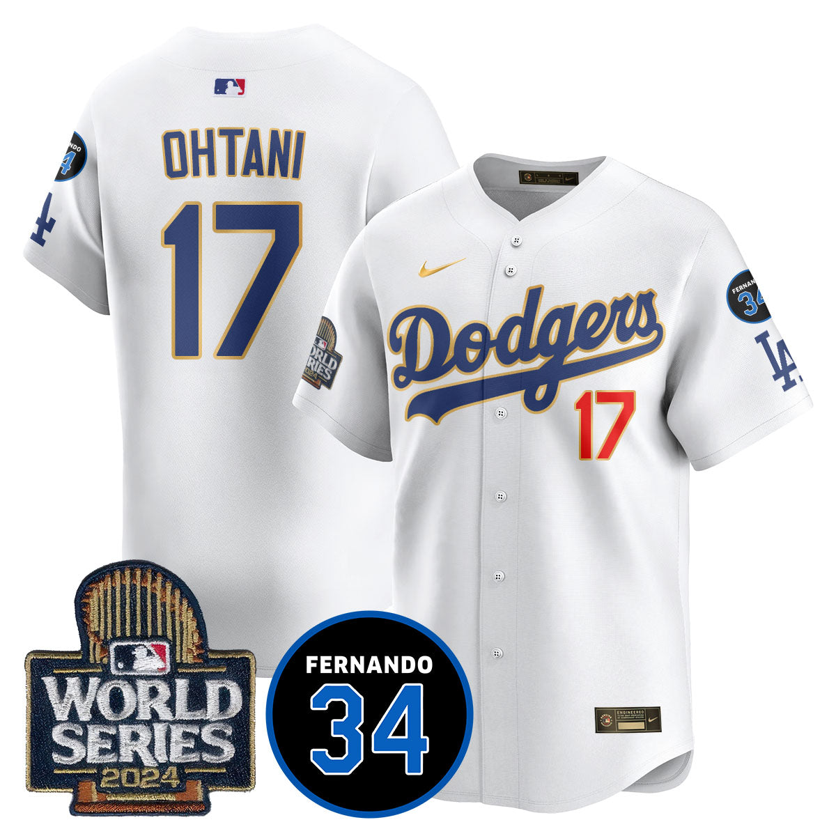 Dodgers Fernando Valenzuela Memorial Jersey - All Stitched