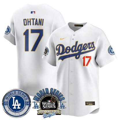 Los Angeles Dodgers World Series 2024 Jersey - All Stitched