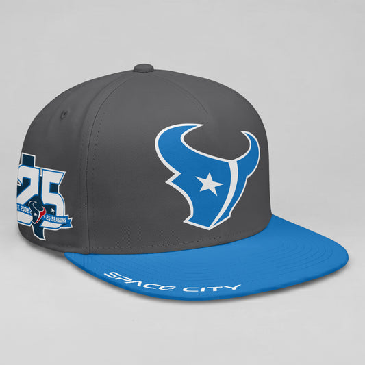HOU Fan Gear Space City Edition Personalized Snapback Cap - Printed