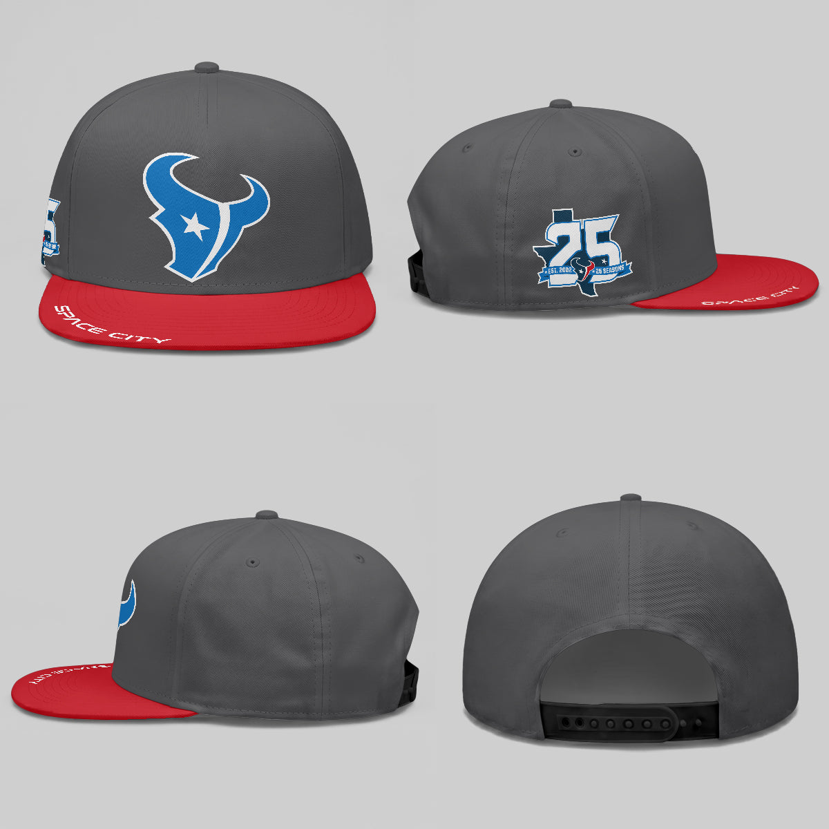 HOU Fan Gear Space City Edition Snapback Cap - Printed