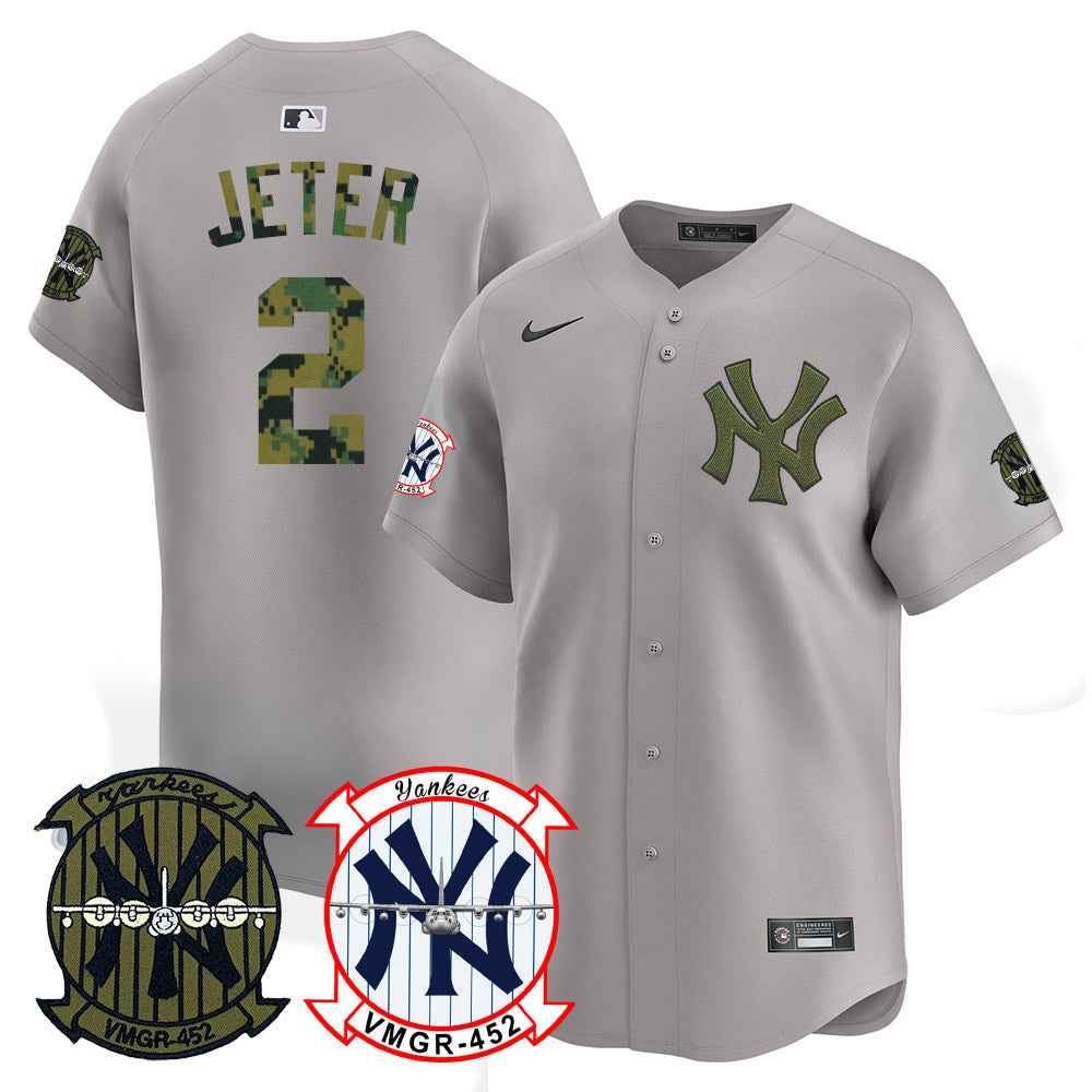 Yankees x USMC 2024 Vapor Premier Limited Jersey TLA - All Stitched