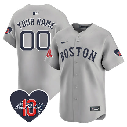 Red Sox Custom Jersey - Memorial Patch – All Stitched