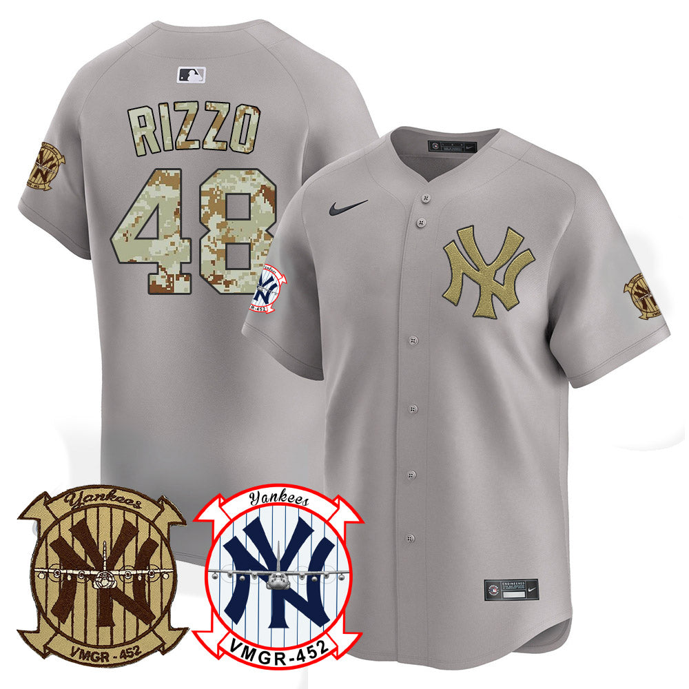 Yankees x USMC 2024 Vapor Premier Limited Jersey TLA - All Stitched