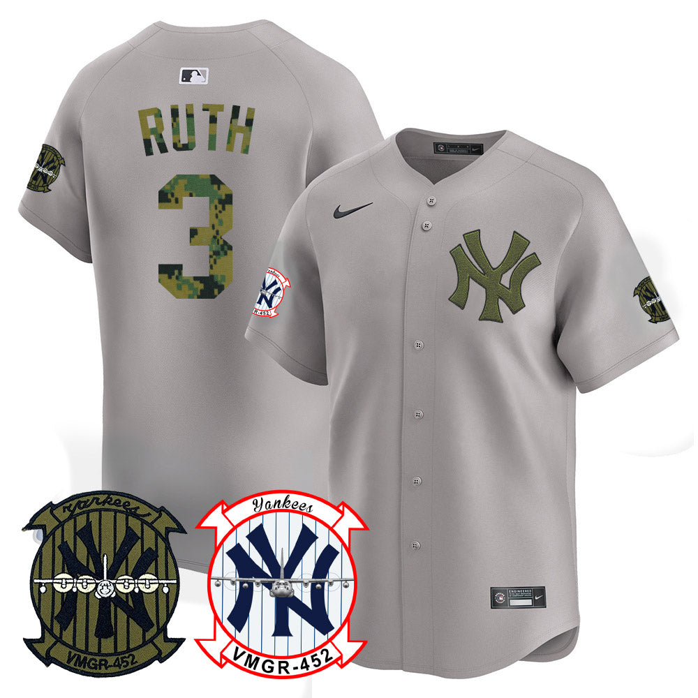 Yankees x USMC 2024 Vapor Premier Limited Jersey TLA - All Stitched