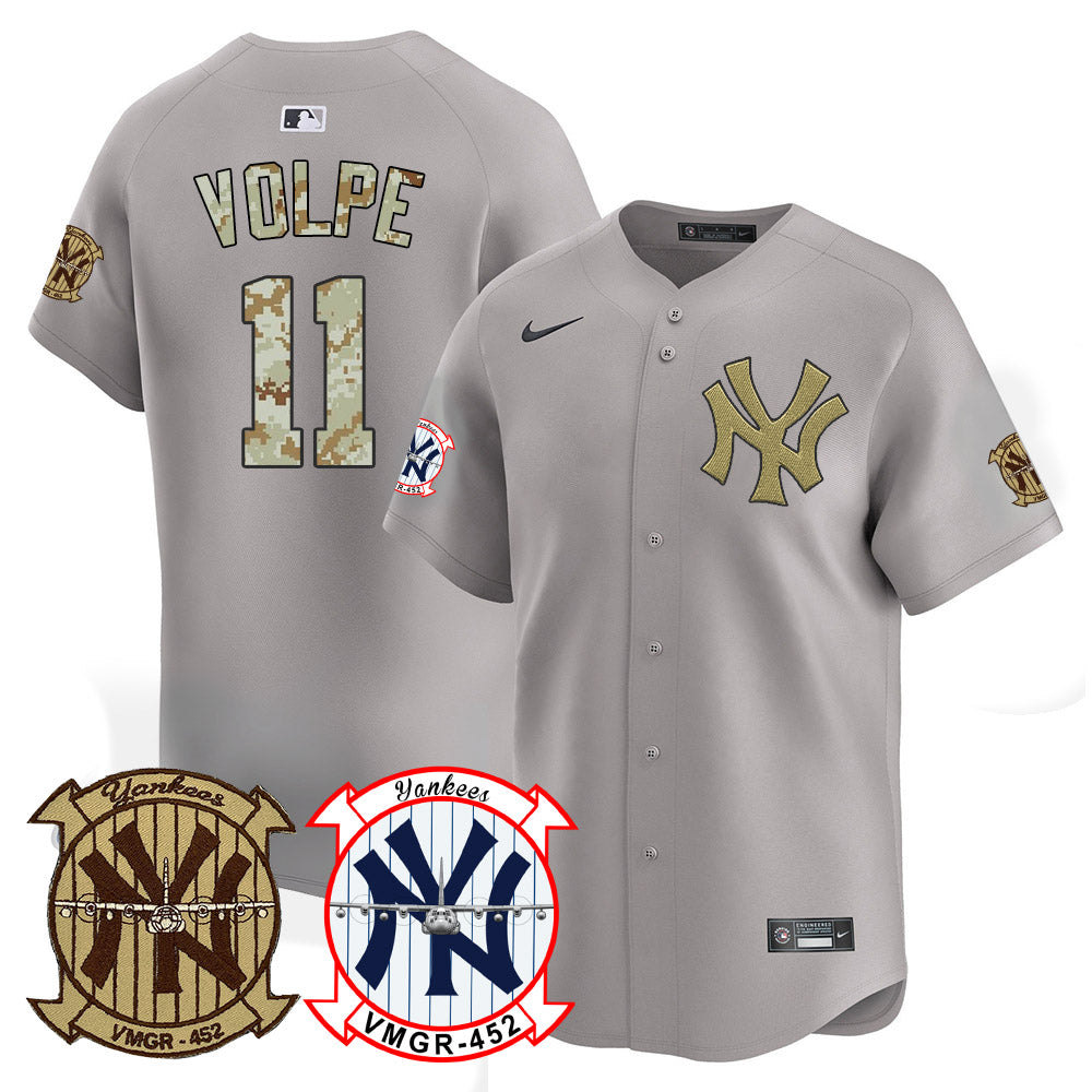 Yankees x USMC 2024 Vapor Premier Limited Jersey TLA - All Stitched