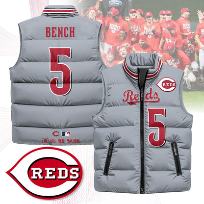 Cincinnati Reds Unisex Puffer Vest
