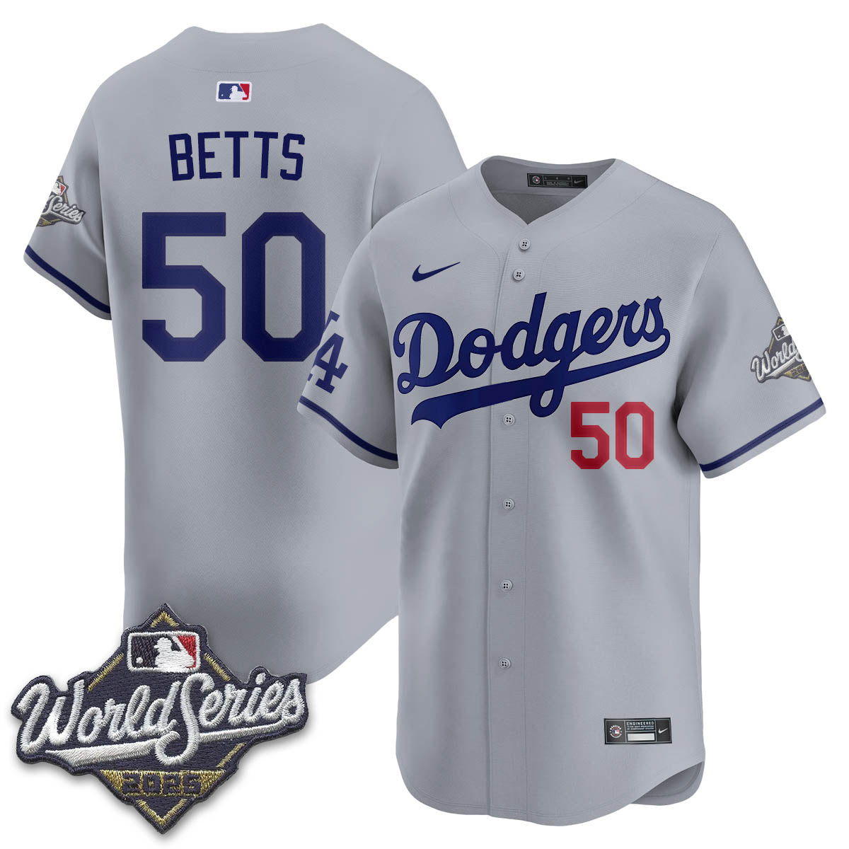LAD 2025 World Series Jersey - All Stitched