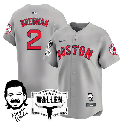 Boston Red Sox Morgan Wallen 2025 Jersey - All Stitched