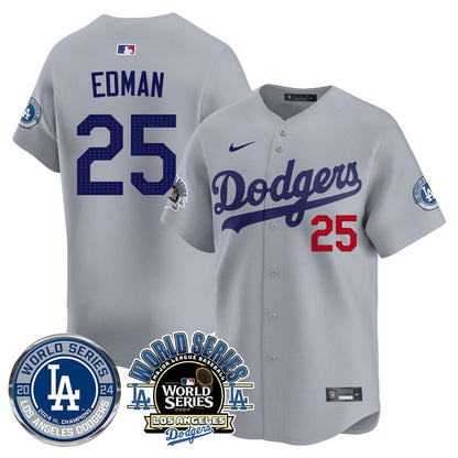 Los Angeles Dodgers World Series 2024 Jersey - All Stitched