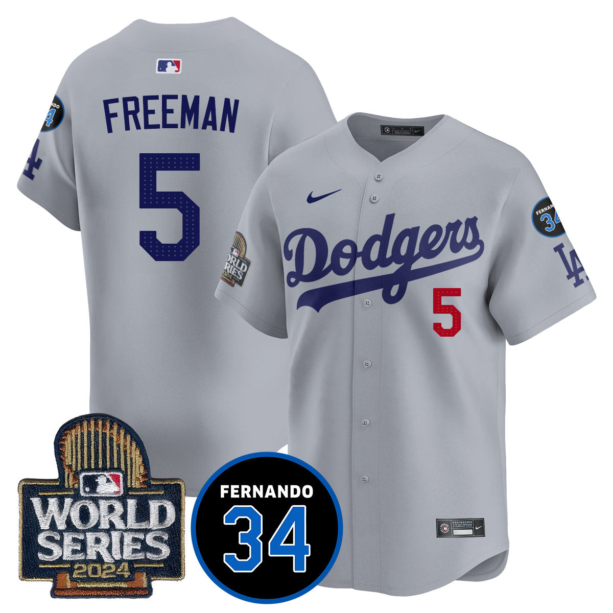 Dodgers Fernando Valenzuela Memorial Jersey - All Stitched