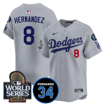 Dodgers Fernando Valenzuela Memorial Jersey - All Stitched