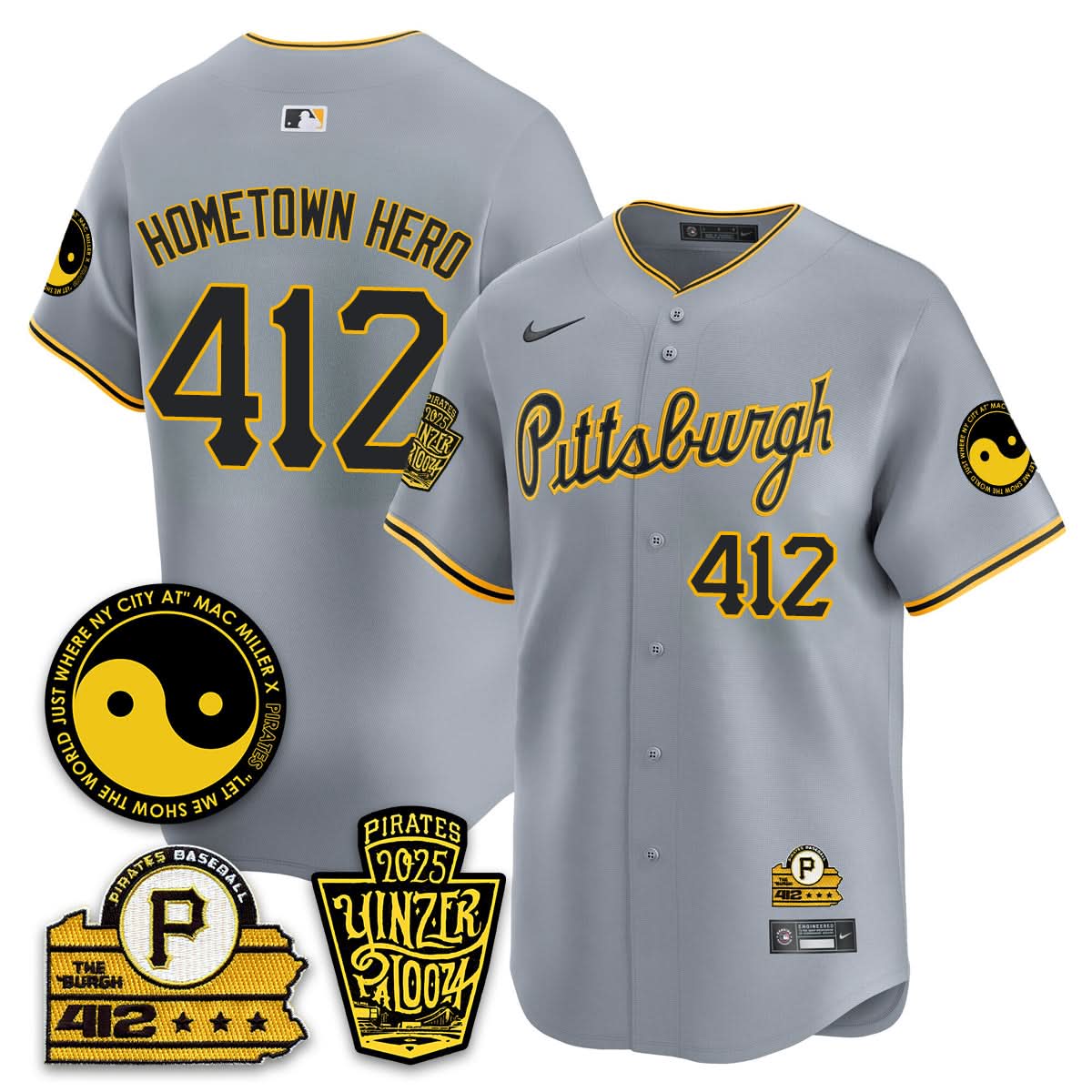 Pittsburgh Pirates Yinzerpalooza 2025 Limited Jersey - All Stitched