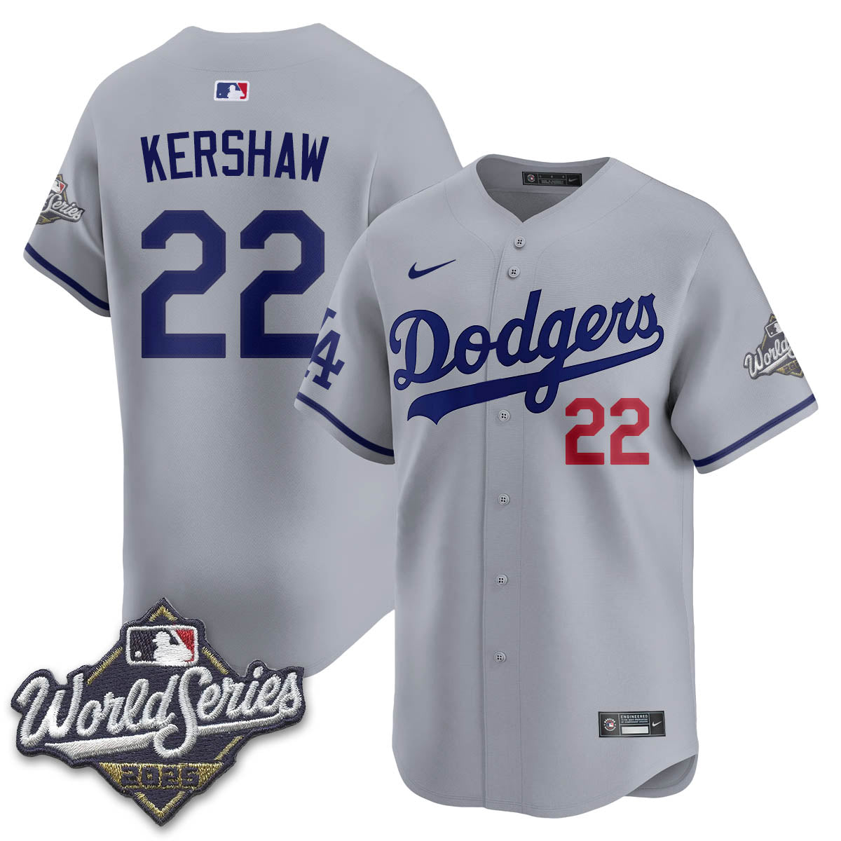 LAD 2025 World Series Jersey - All Stitched