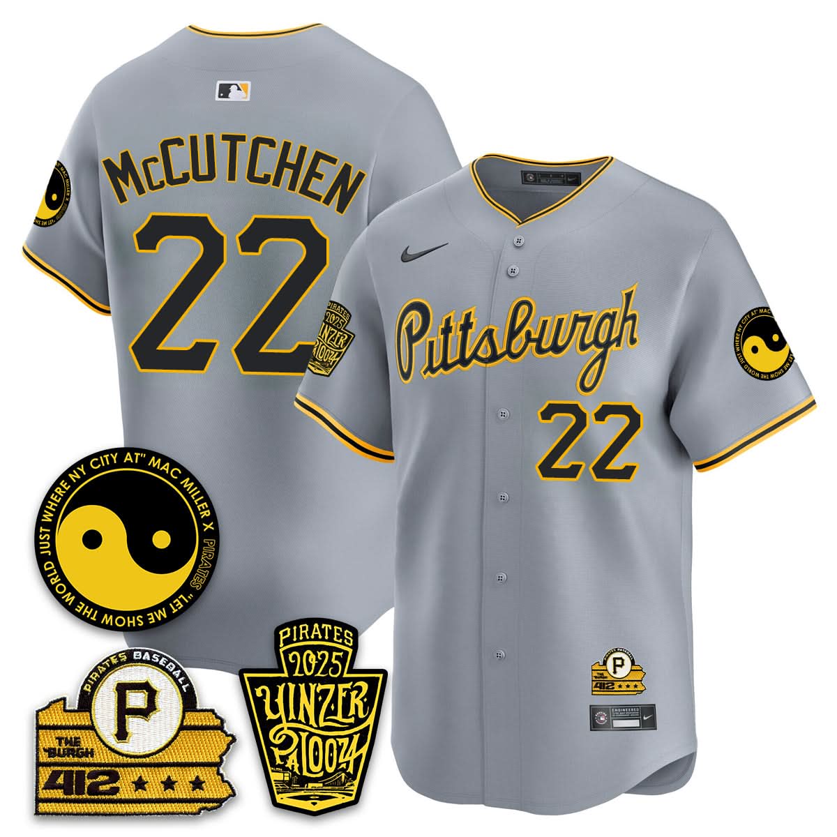 Pittsburgh Pirates Yinzerpalooza 2025 Limited Jersey - All Stitched