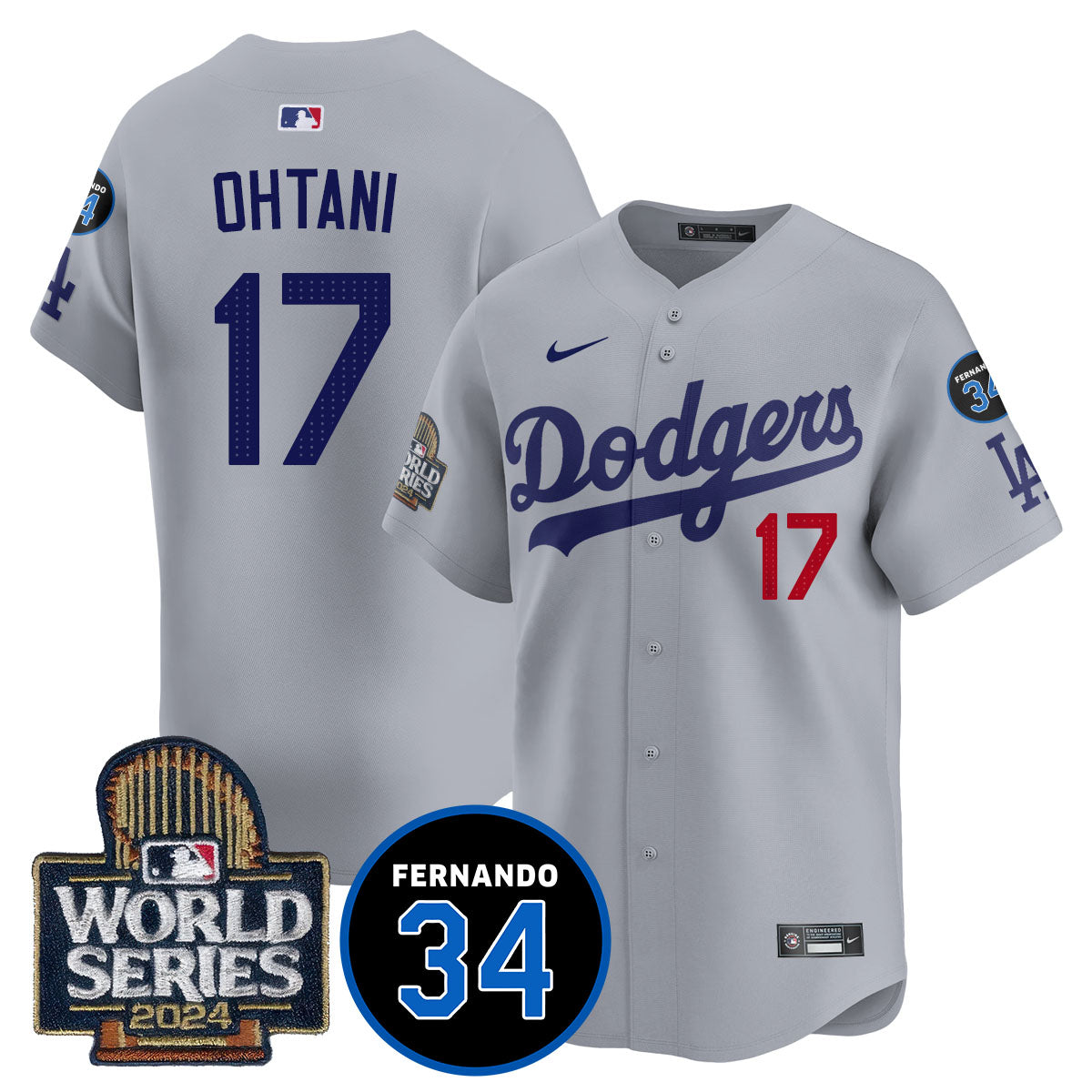 Dodgers Fernando Valenzuela Memorial Jersey - All Stitched