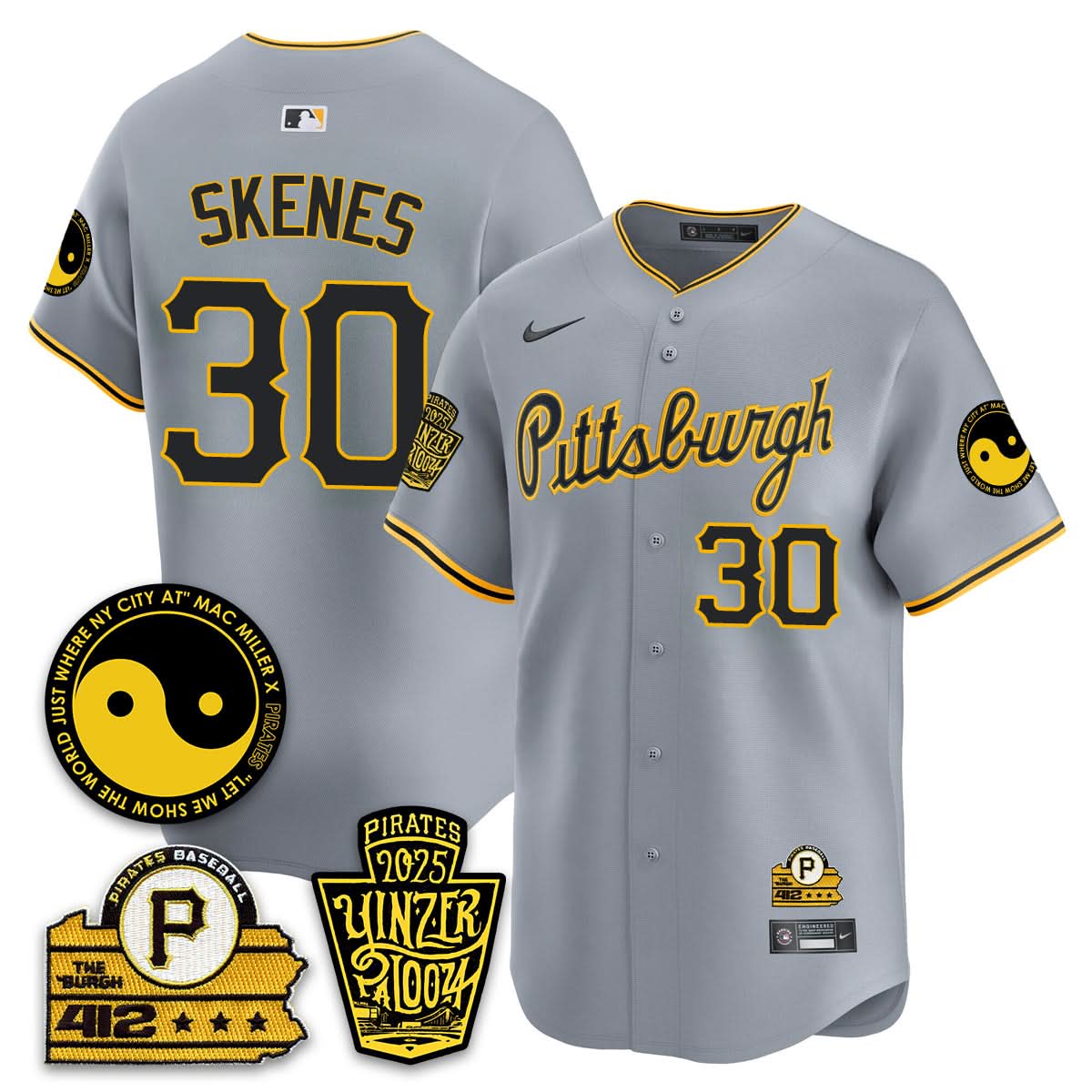 Pittsburgh Pirates Yinzerpalooza 2025 Limited Jersey - All Stitched
