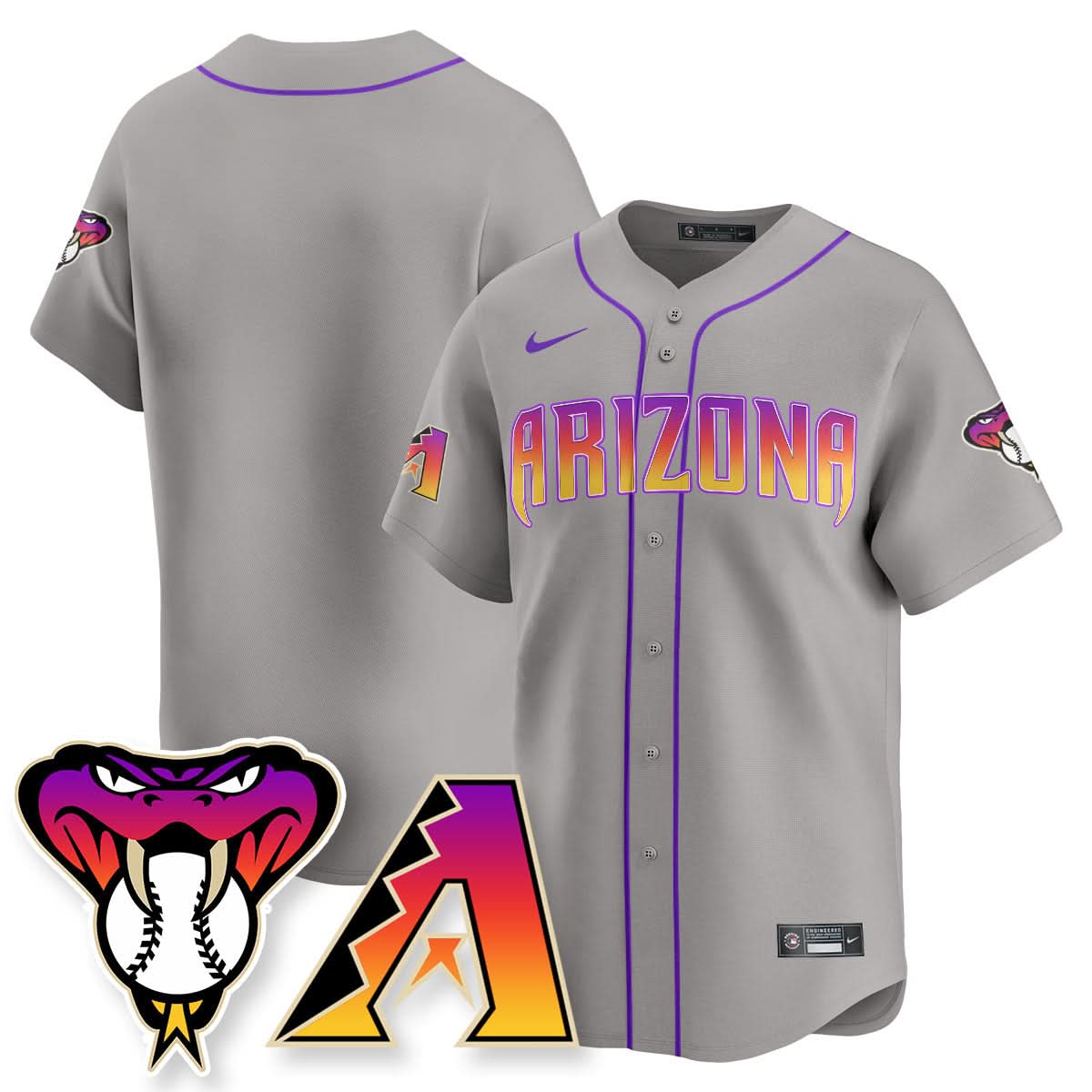 Arizona Diamondbacks 2025 City Connect Concept Jersey - All Stitched