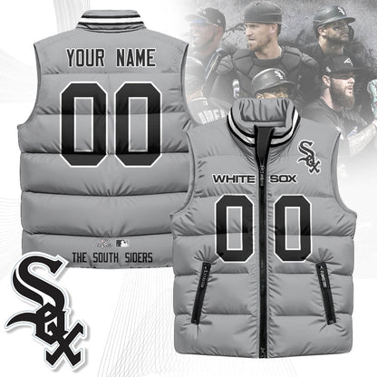 Personalized Chicago White Sox Unisex Puffer Vest