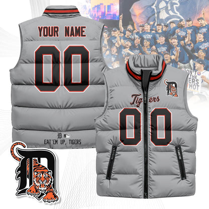 Personalized Detroit Tigers Unisex Puffer Vest