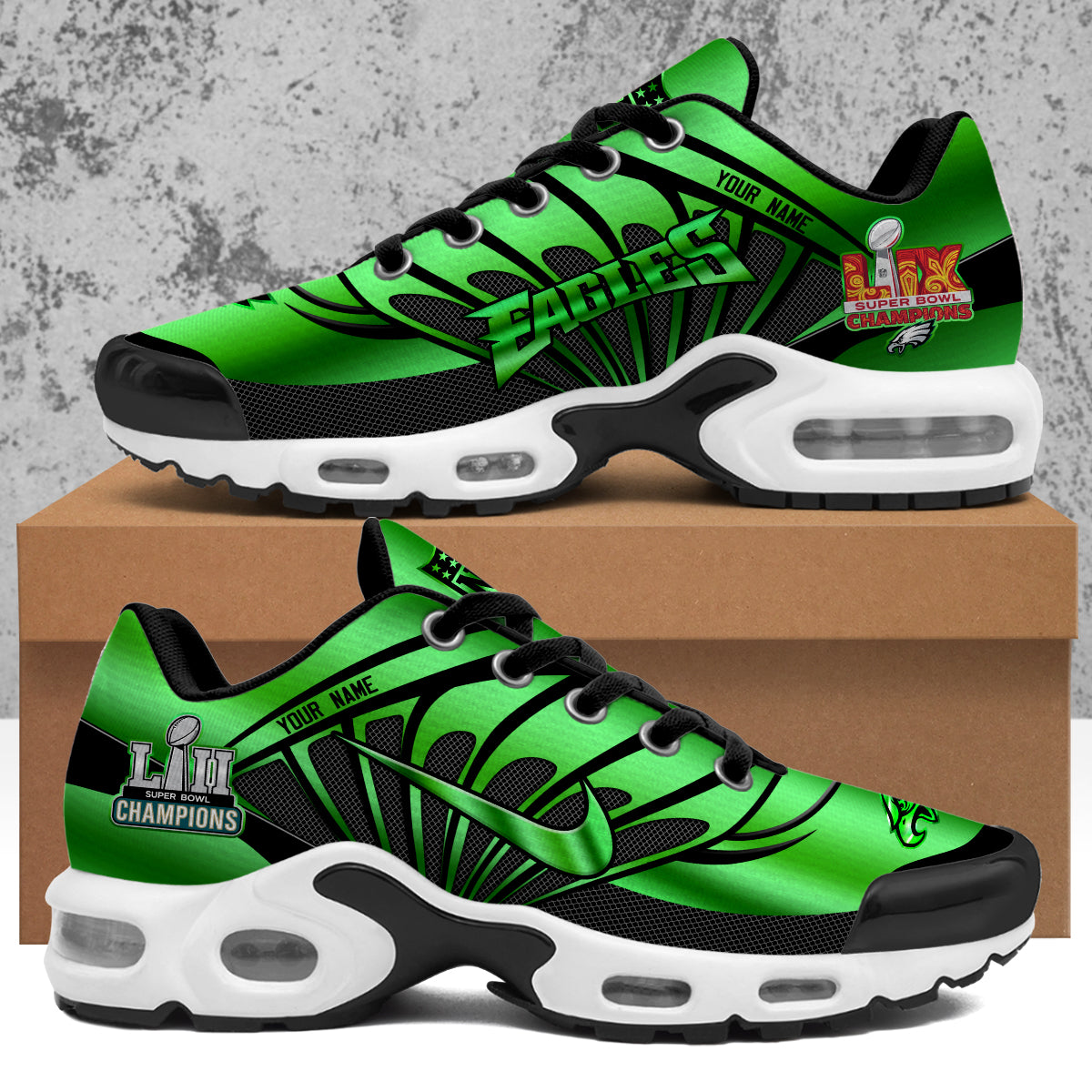 Philadelphia Eagles Fangear Customized Sport Shoes