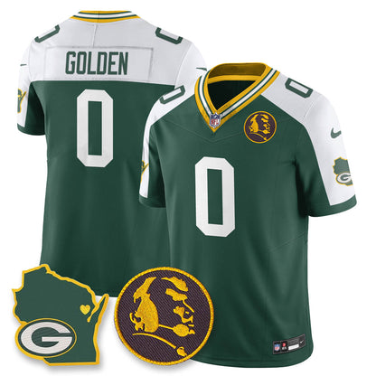 GB Vapor Limited Jersey - John Madden Patch - All Stitched