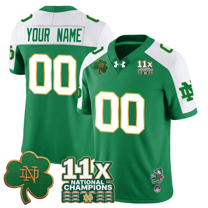 Custom ND 11x-Time National Champions Vapor Limited Jersey