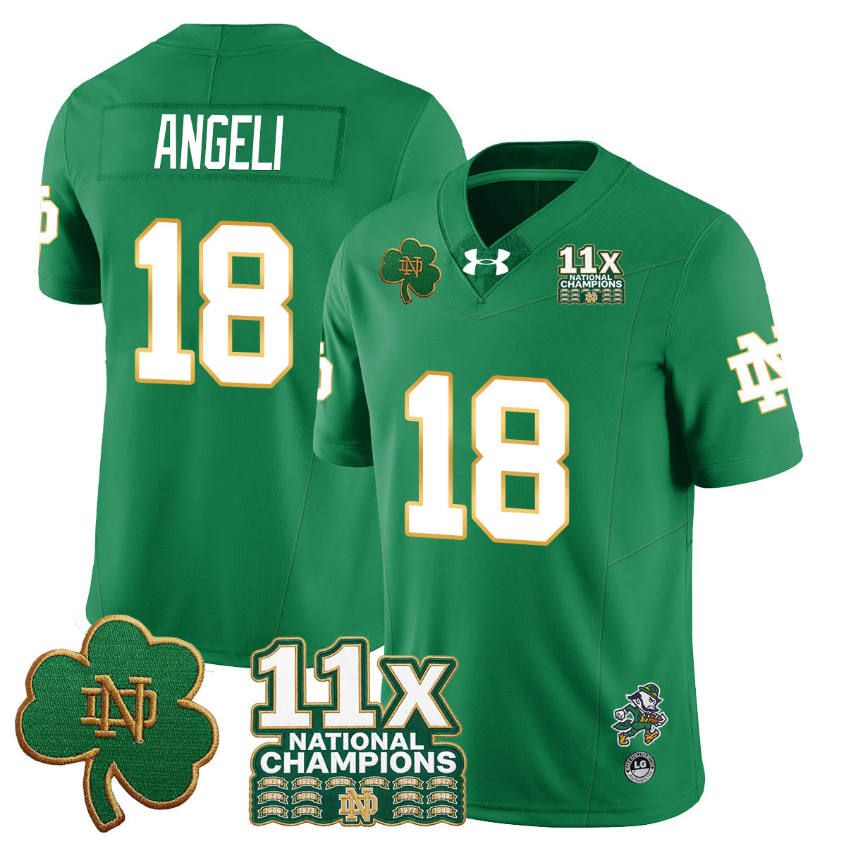 ND 11x-Time National Champions Vapor Limited Jersey