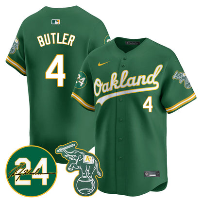 Oakland Athletics 2024 Ricky Henderson Memorial Jersey - All Stitched