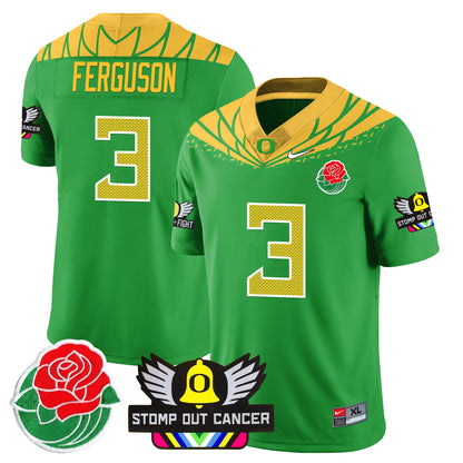 Oregon Alternate 2024 Rose Bowl Vapor Limited Jersey - All Stitched